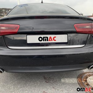 Audi A6 Tailgate Trim - Omac - Brushed Silver - '12-'15
